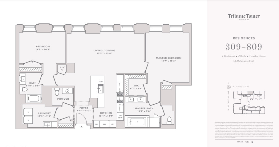 435 N Michigan Avenue Unit: 709