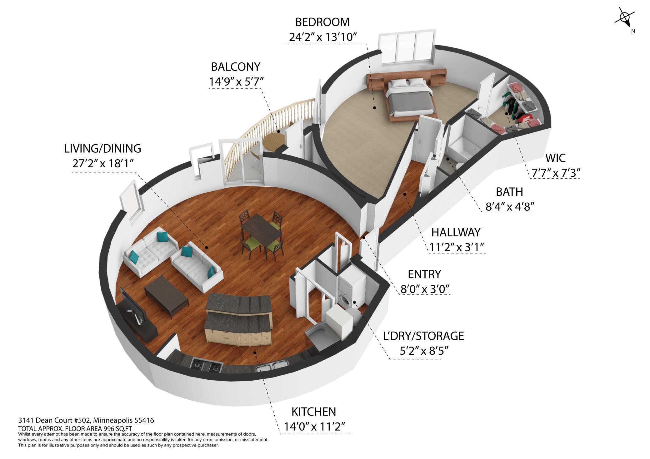 3141 Dean Court Unit: 502