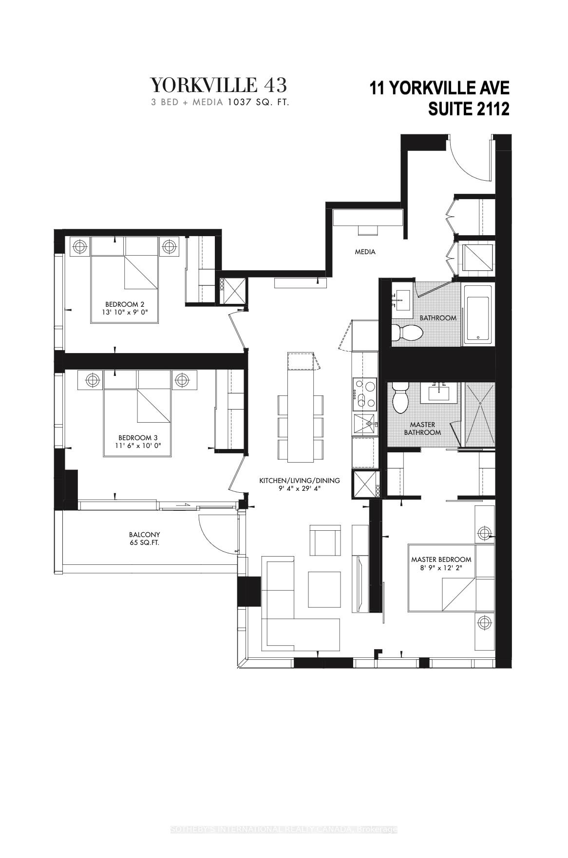 11 Yorkville Avenue 2112, Toronto Unit: 2112