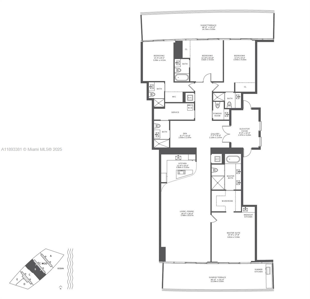 18975 Collins Ave # 3402