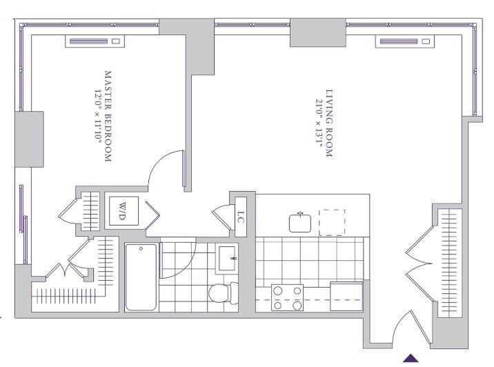 88 MORGAN ST Unit: 3702