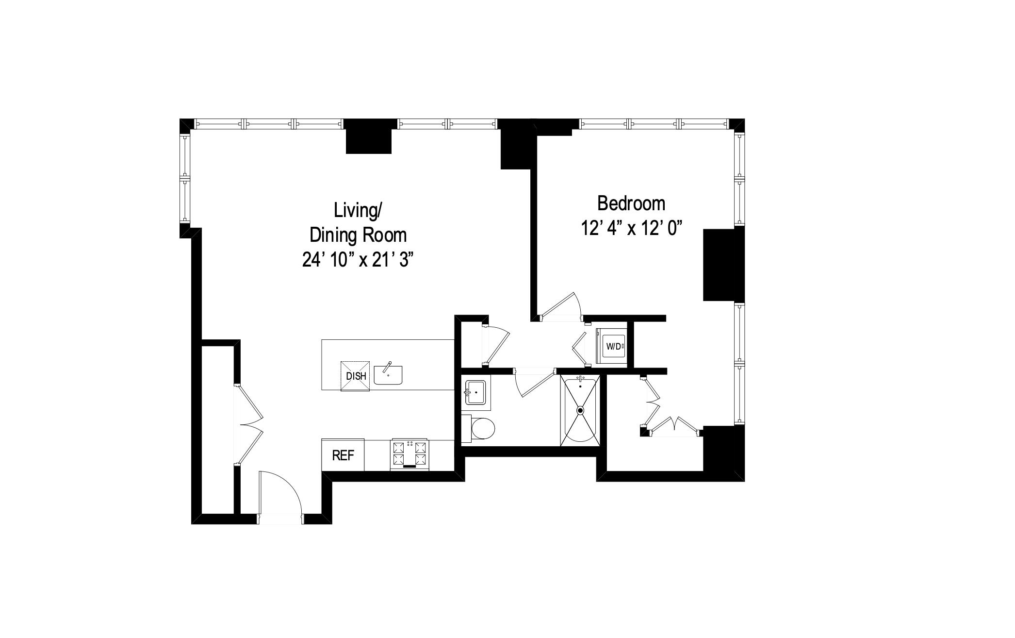 88 MORGAN ST Unit: 3208