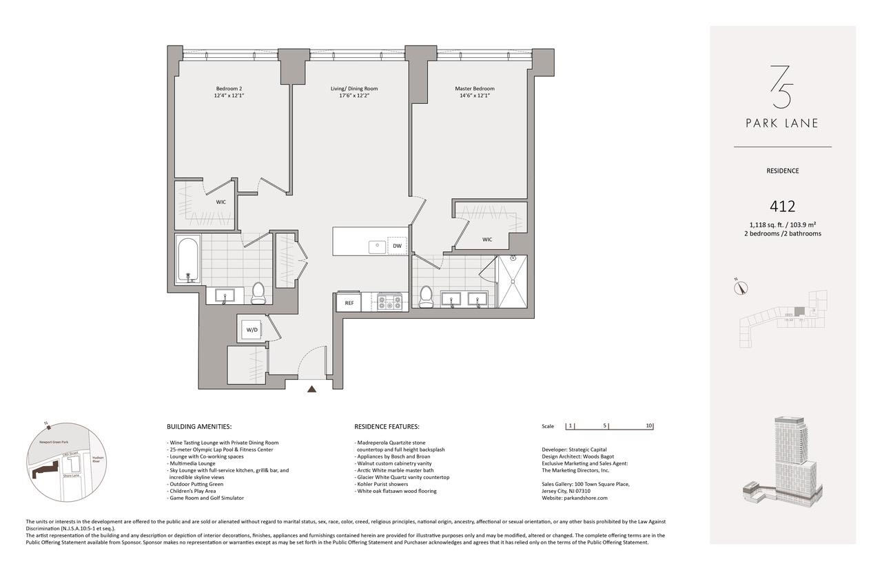 75 PARK LANE SOUTH Unit: 412