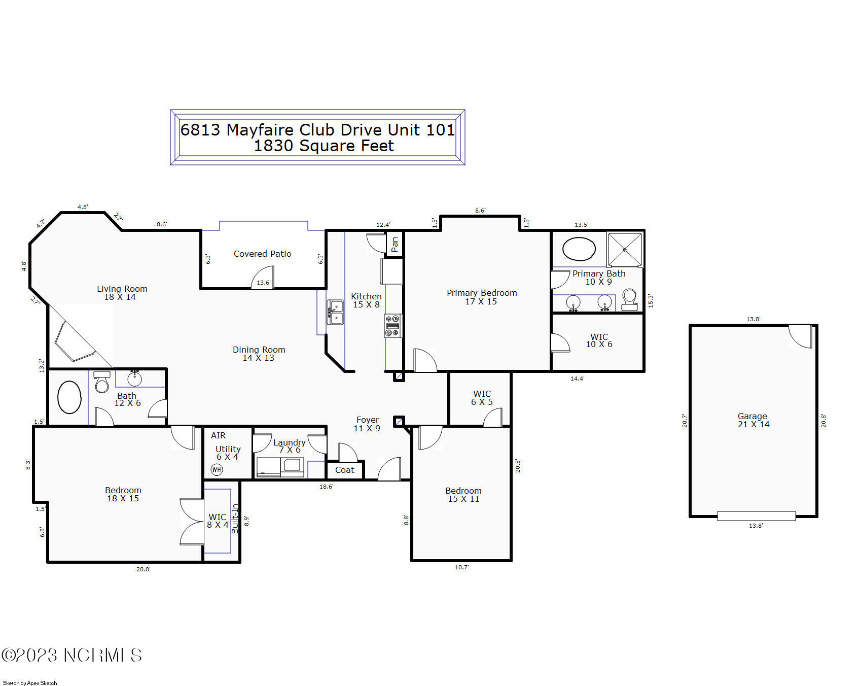 6813 Mayfaire Club Drive 101