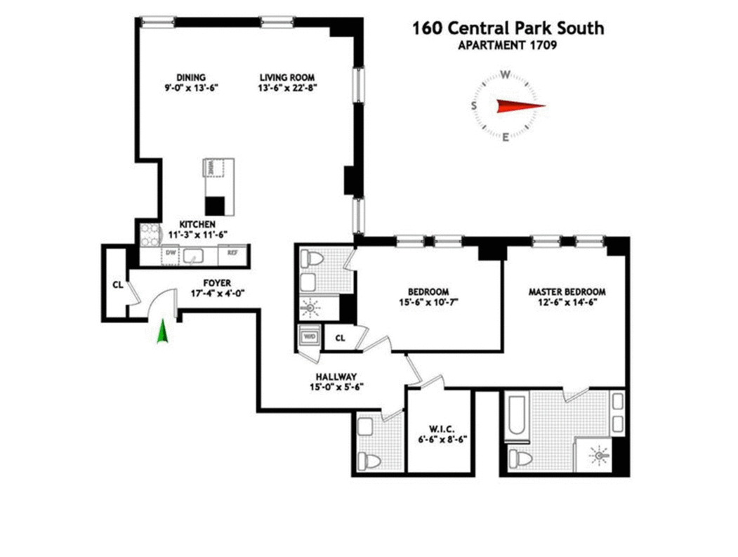 160 Central Park S 1709
