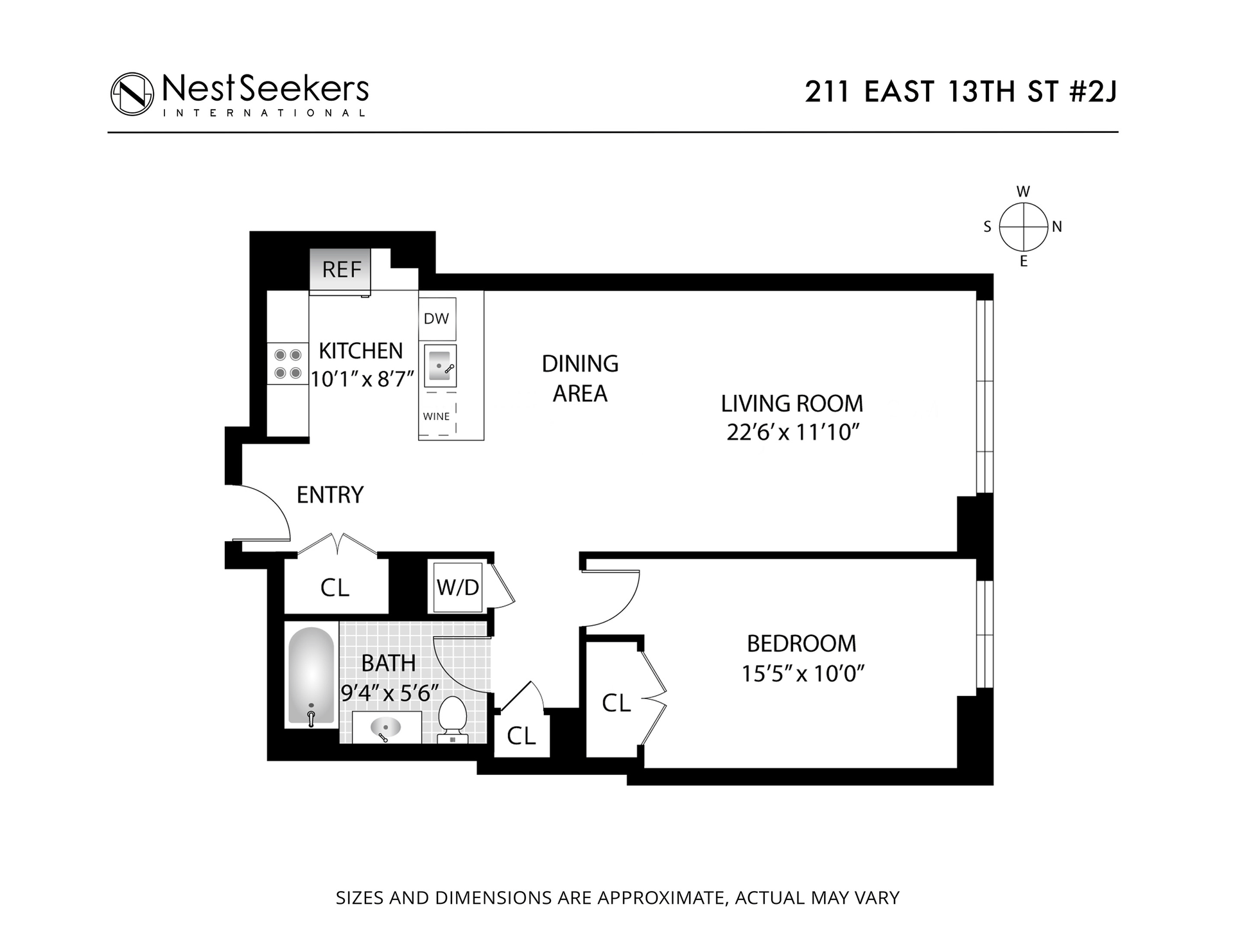 211 E 13th Street 2-J