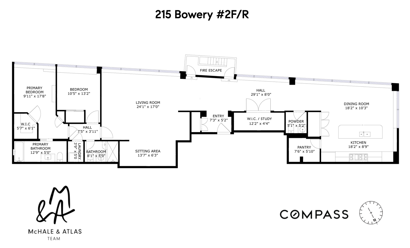 215 Bowery 2F/R