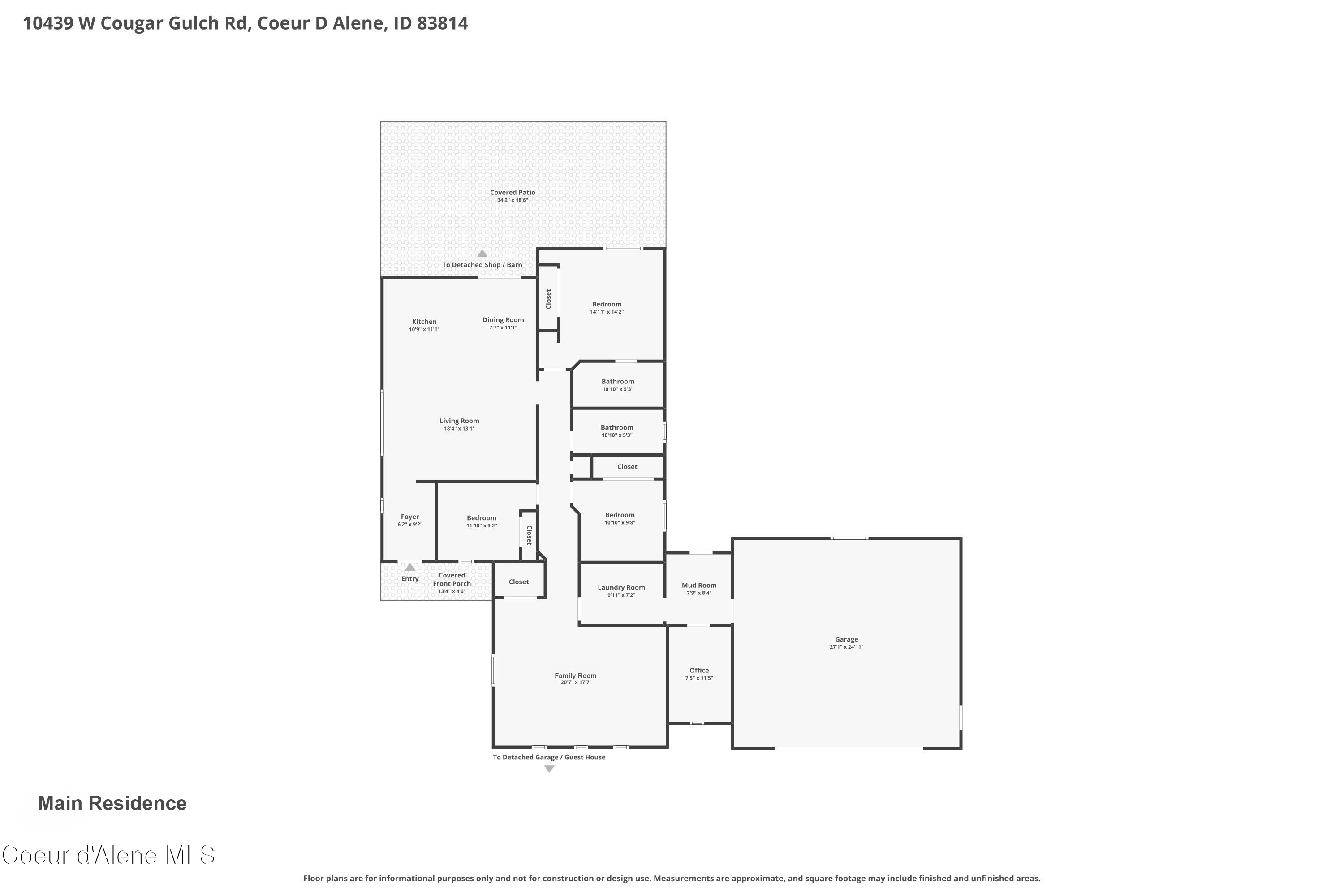 10439 W Cougar Gulch RD, Coeur d'Alene