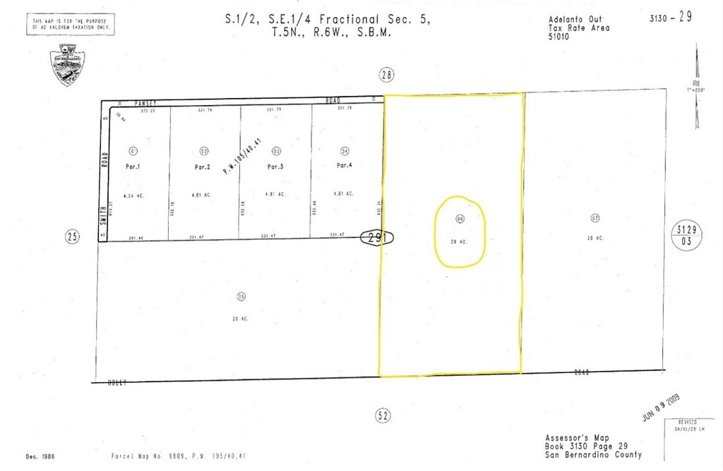 20 Acres Holly Road