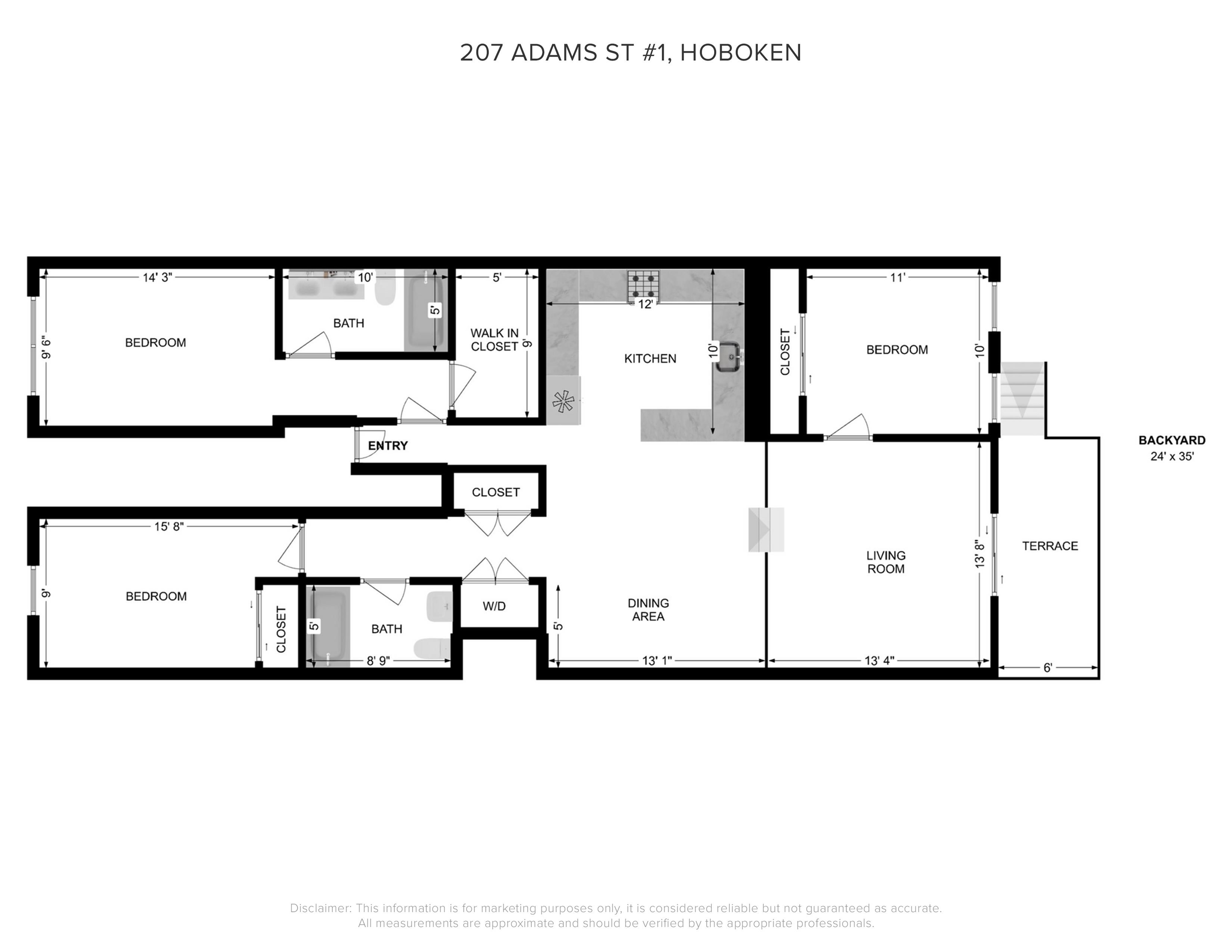 207 ADAM ST Unit: 1