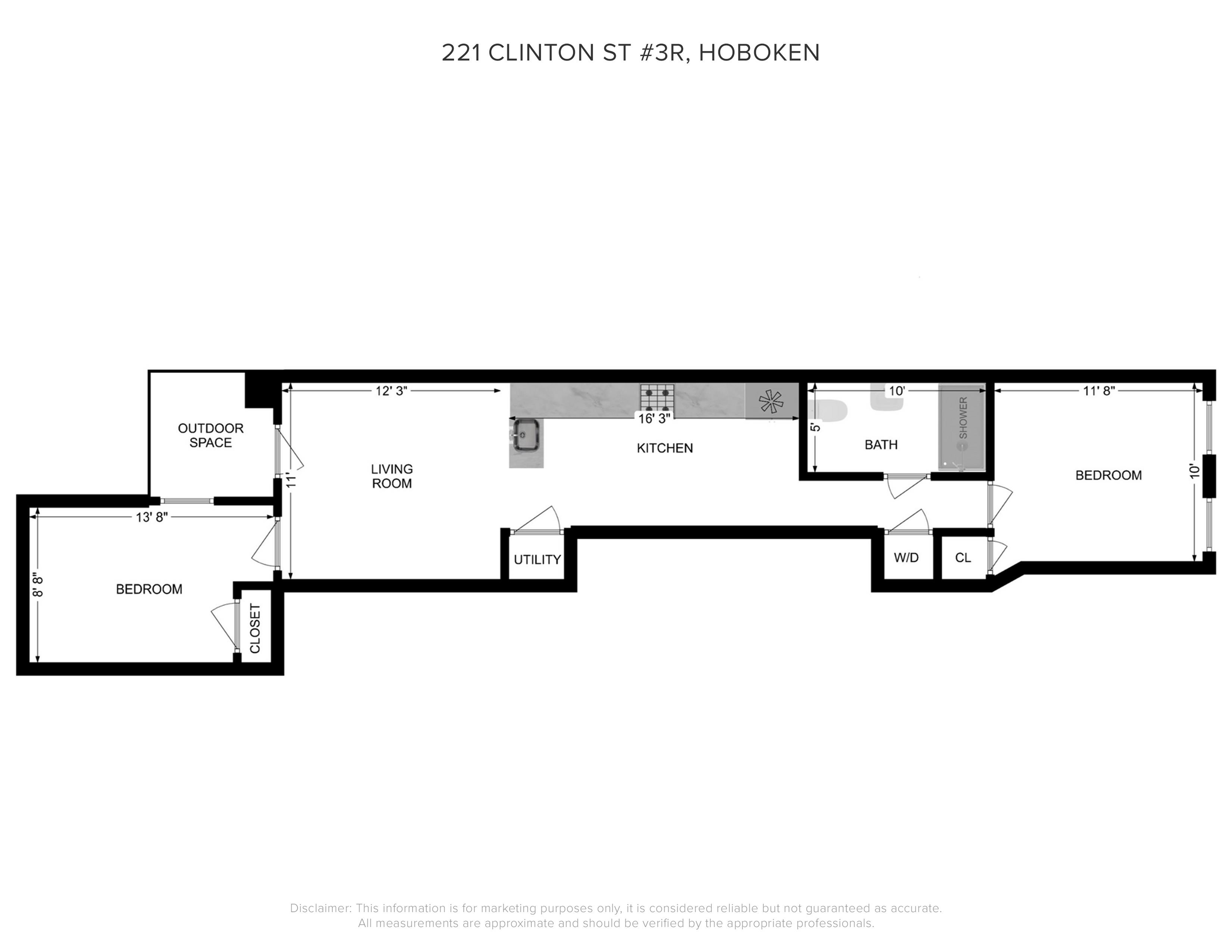 221 CLINTON ST Unit: 3R