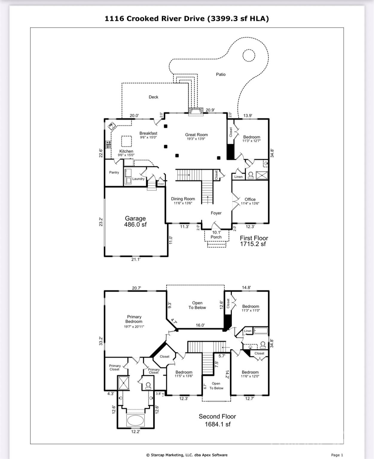 1116 Crooked River Drive