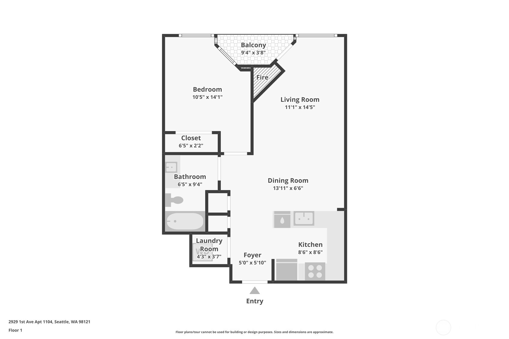 2929 1st Avenue Unit: 1104