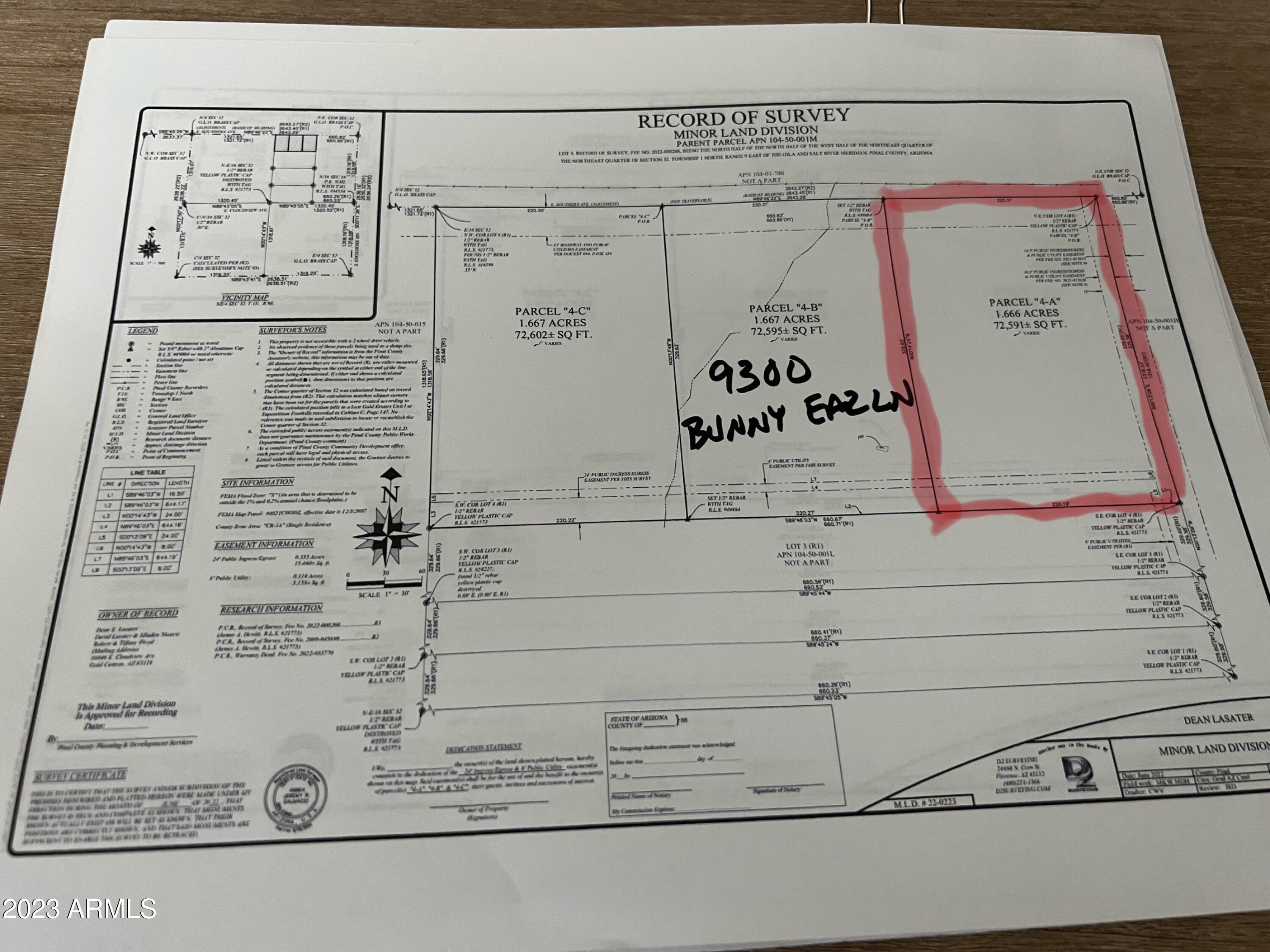 0 E Bunny Ear Lane, Lot 4-A
