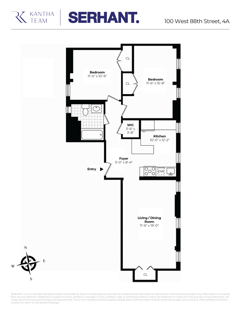 100 W 88TH Street 4A