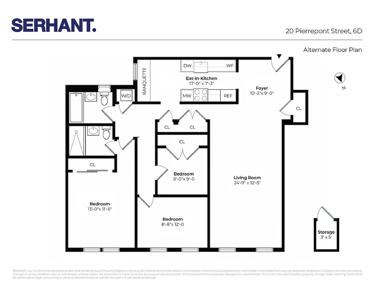 20 PIERREPONT Street 6D