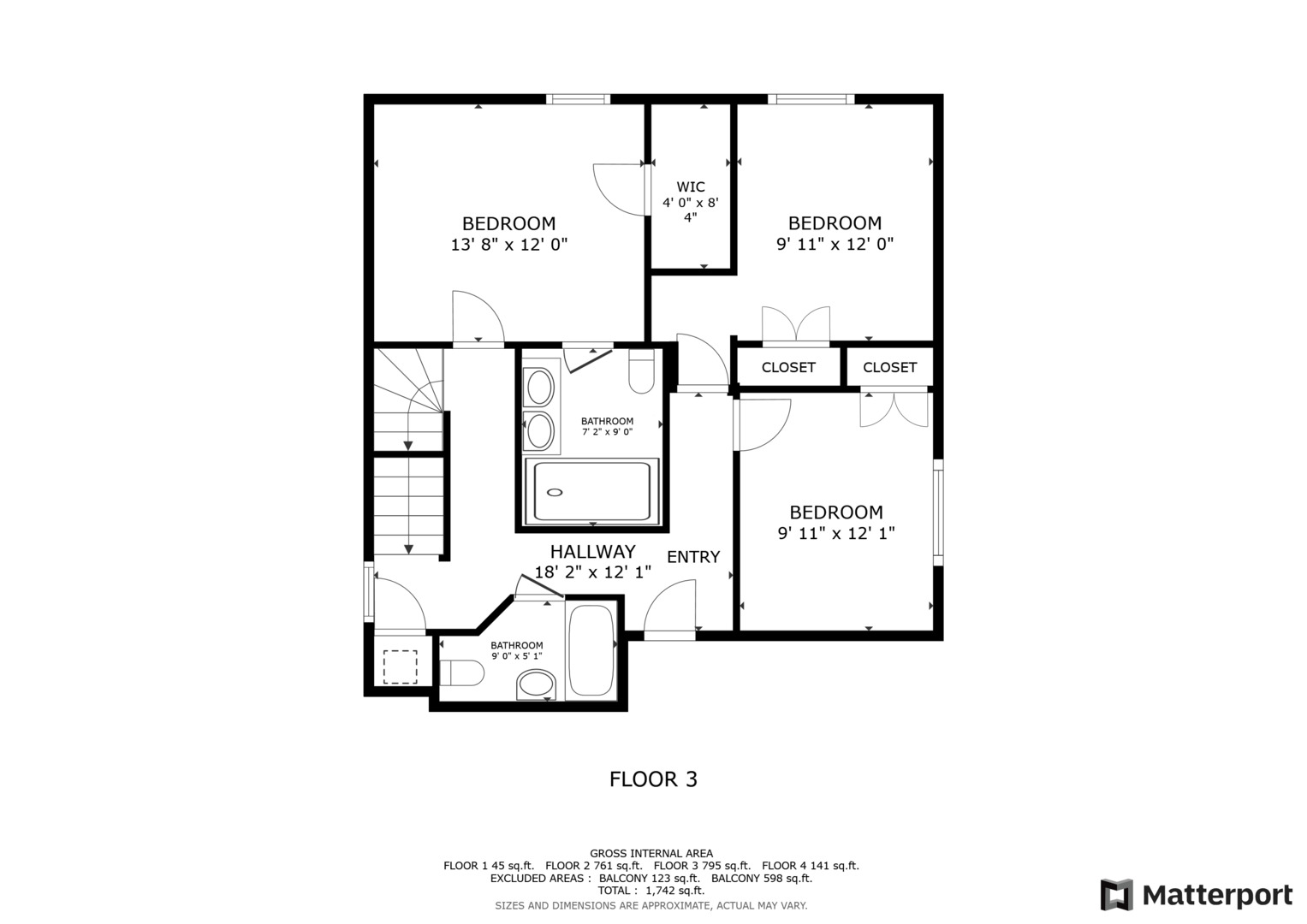 2633 N Emmett Street Unit: 2F