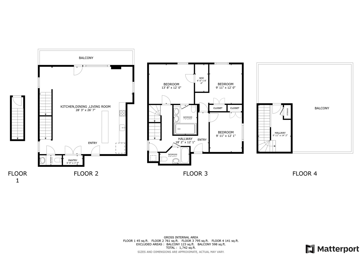 2633 N Emmett Street Unit: 2F
