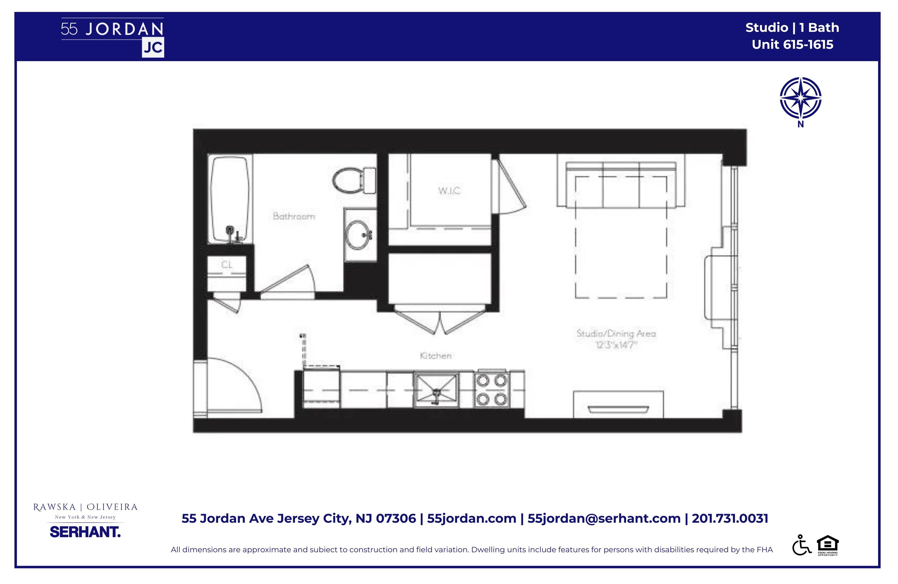 55 JORDAN AVE Unit: 1215