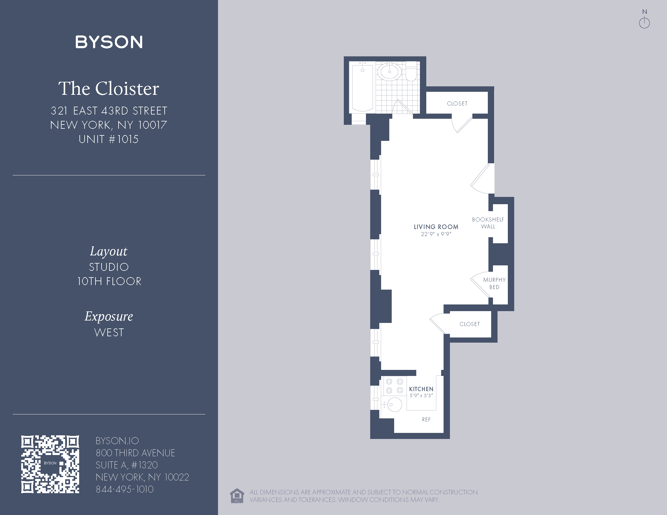 321 East 43rd Street #1015