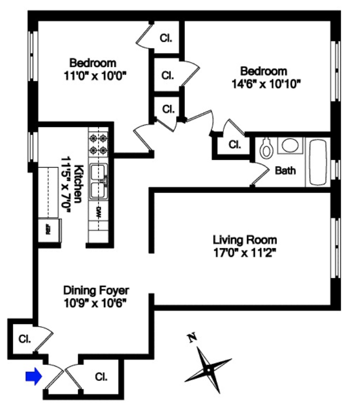 4 BOGARDUS Place 3E