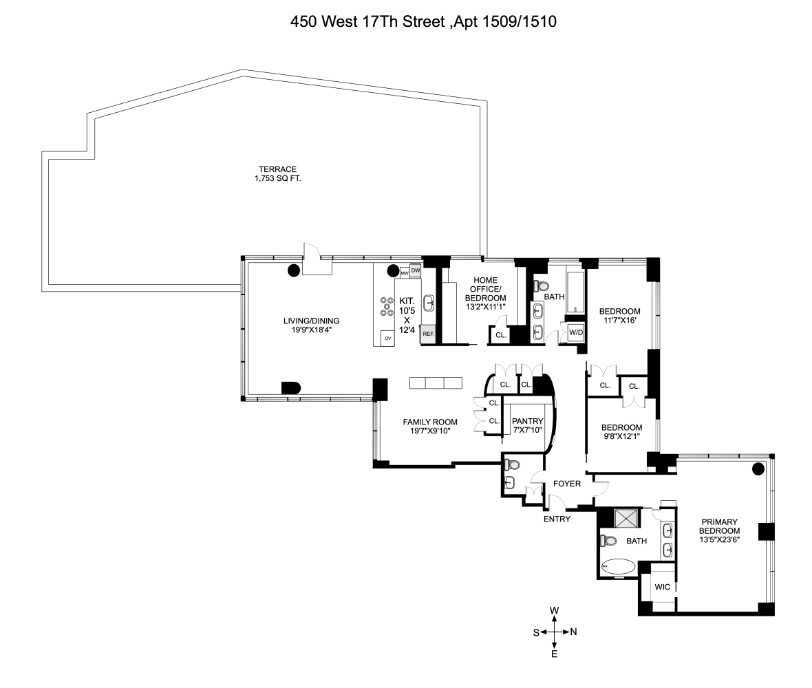 450 W 17TH Street 1509/10