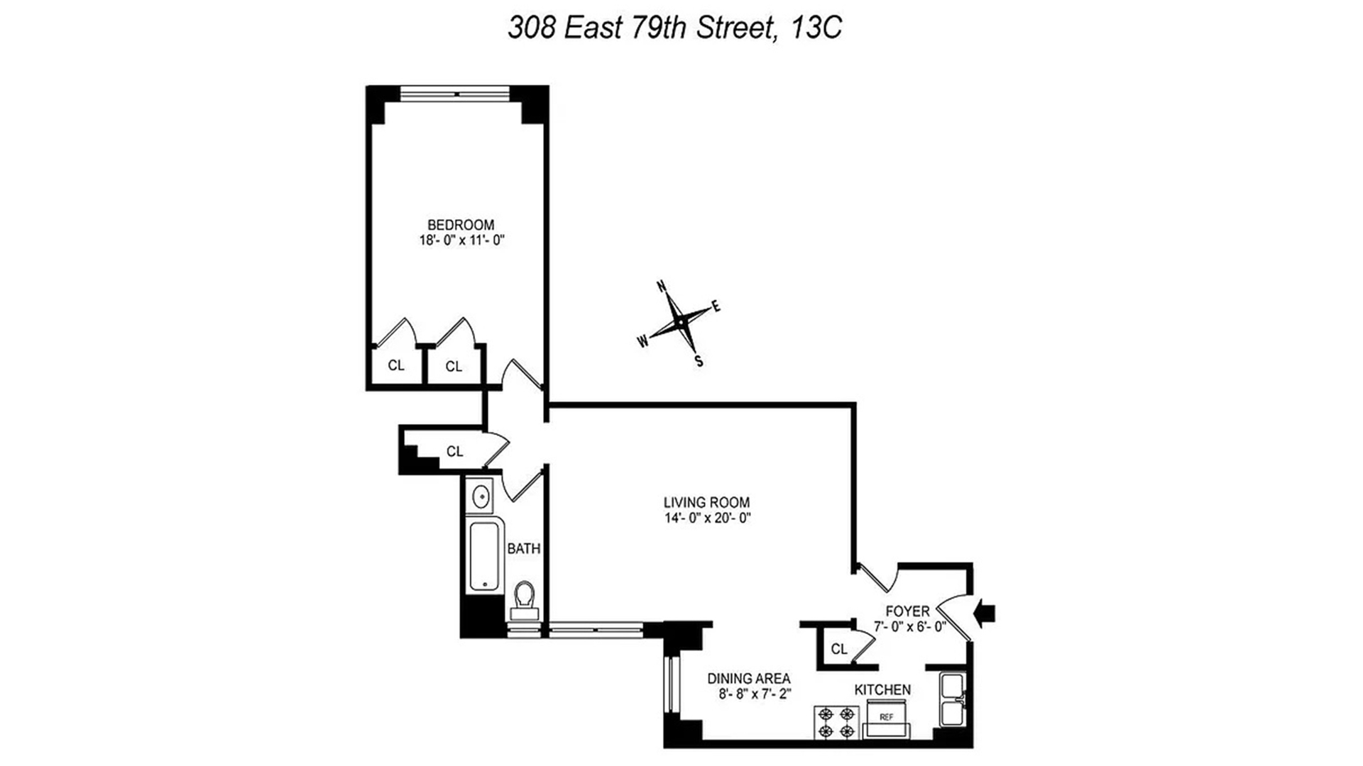 308 E 79TH Street 13C