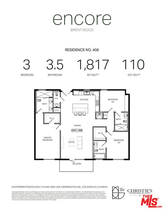 505 S Barrington Ave Unit: 406