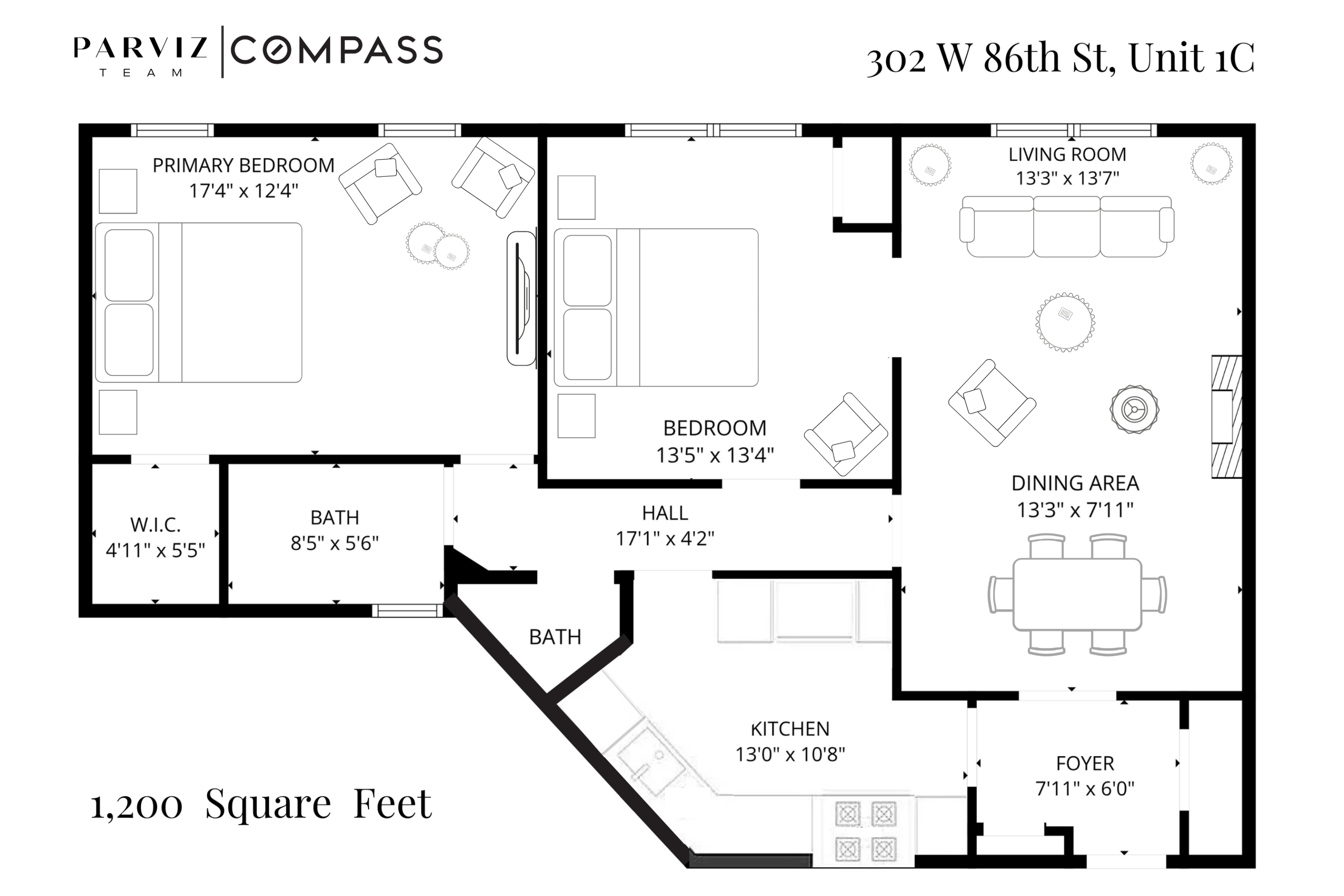 302 W 86th Street 1C
