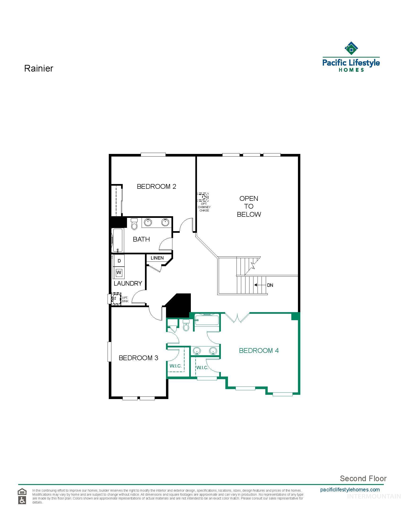 7878 W Flathead Lake St Unit: Rainier- 8'shop