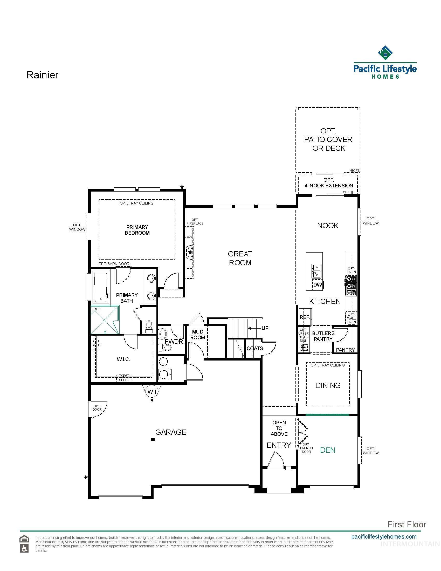 7878 W Flathead Lake St Unit: Rainier- 8'shop