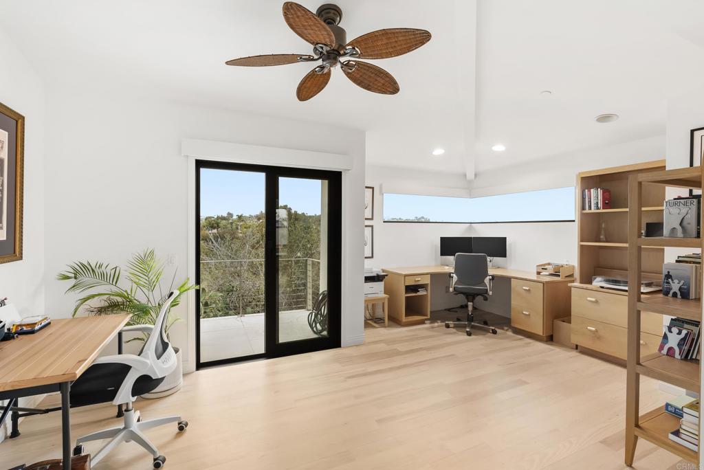 Home Office With Scenic Hillside Views