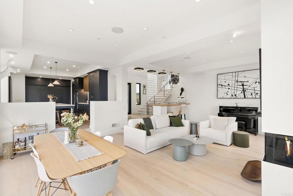 Stylish Living Room With Indoor-Outdoor