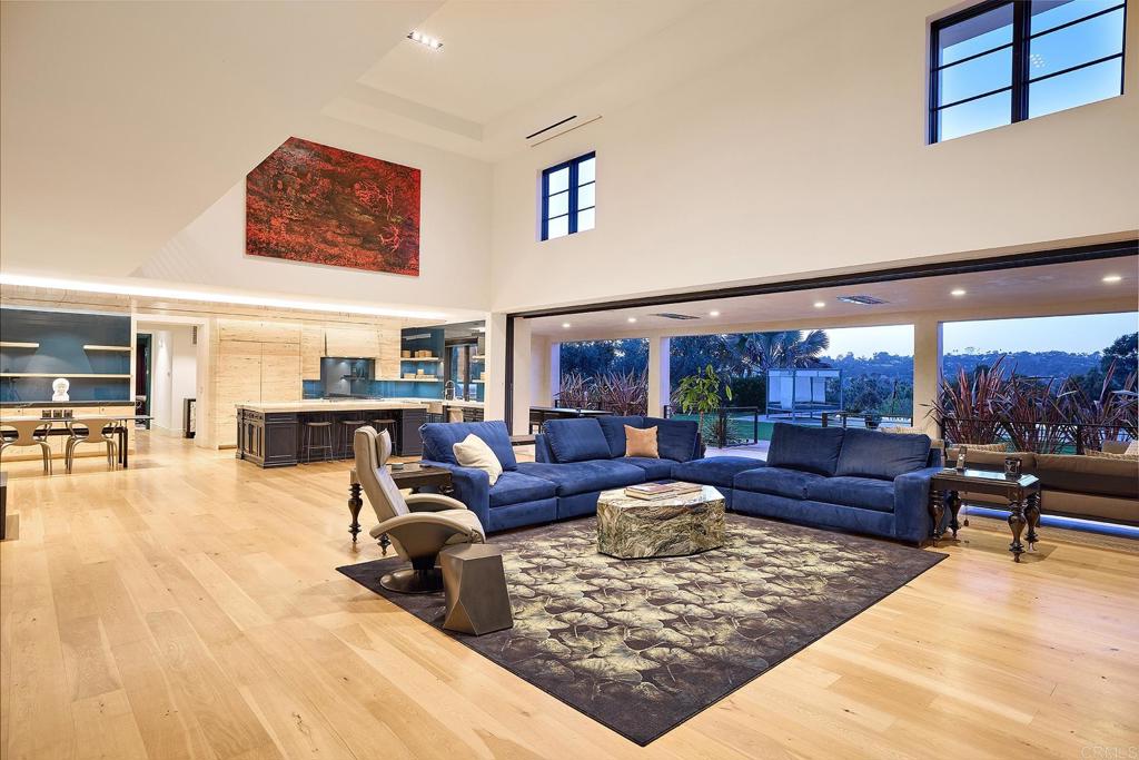 Contemporary Open-Concept Living Room