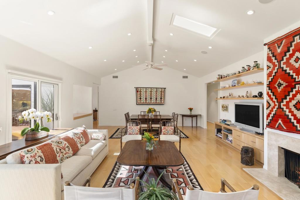 Family room with patio access