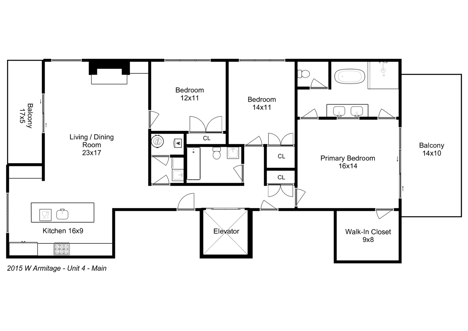 2015 W Armitage Avenue Unit: 4