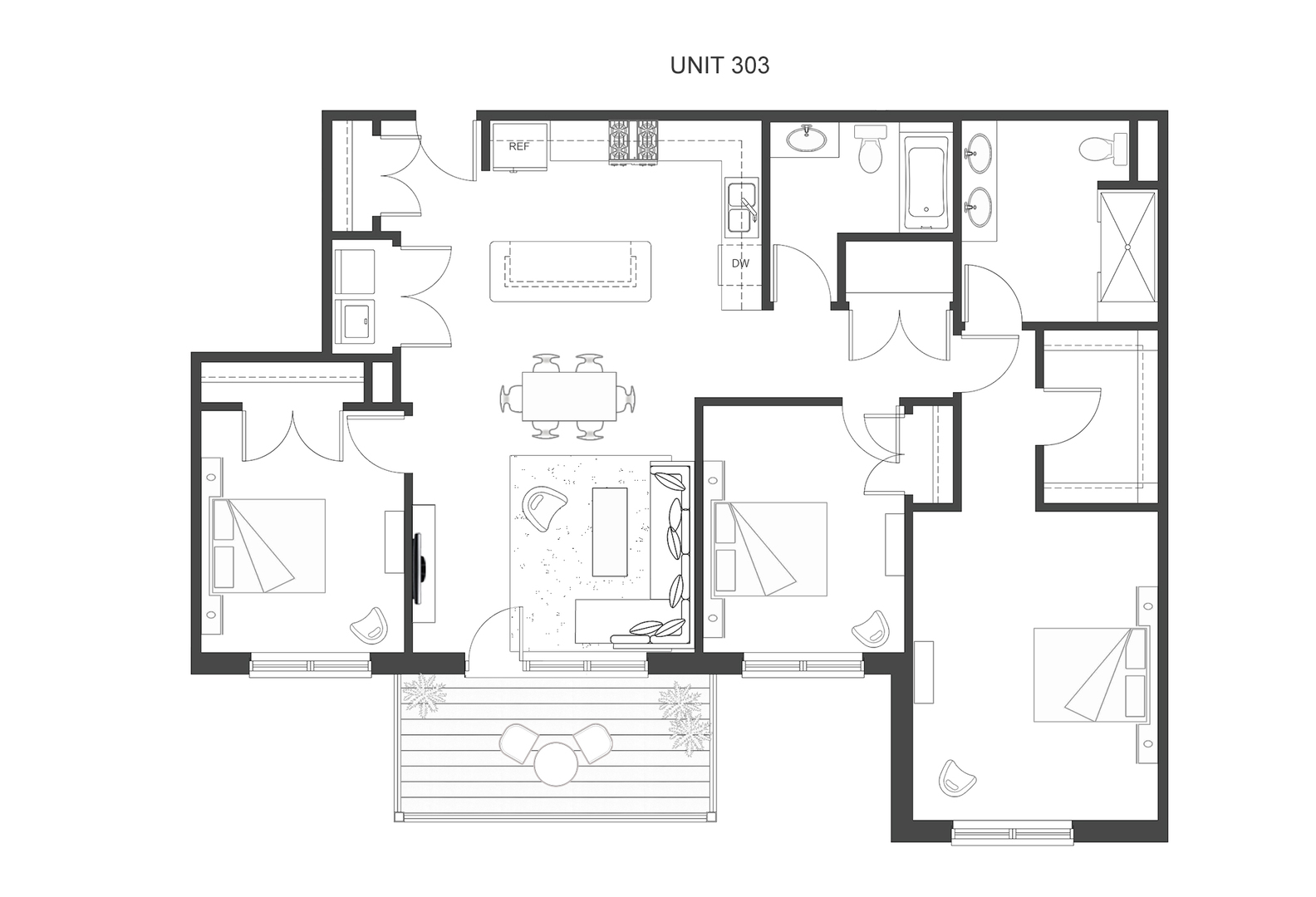 514 N Leavitt Street Unit: 303