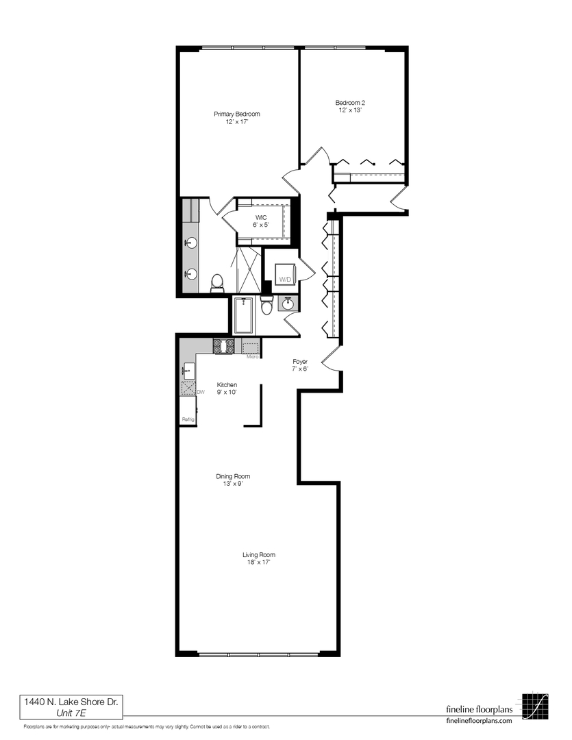 1440 N Lake Shore Drive Unit: 7E