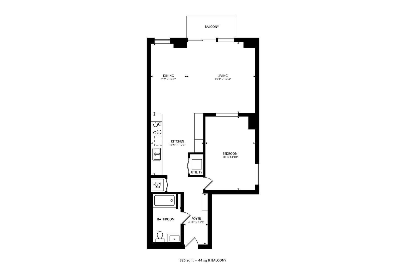 1000 W ADAMS Street Unit: 824