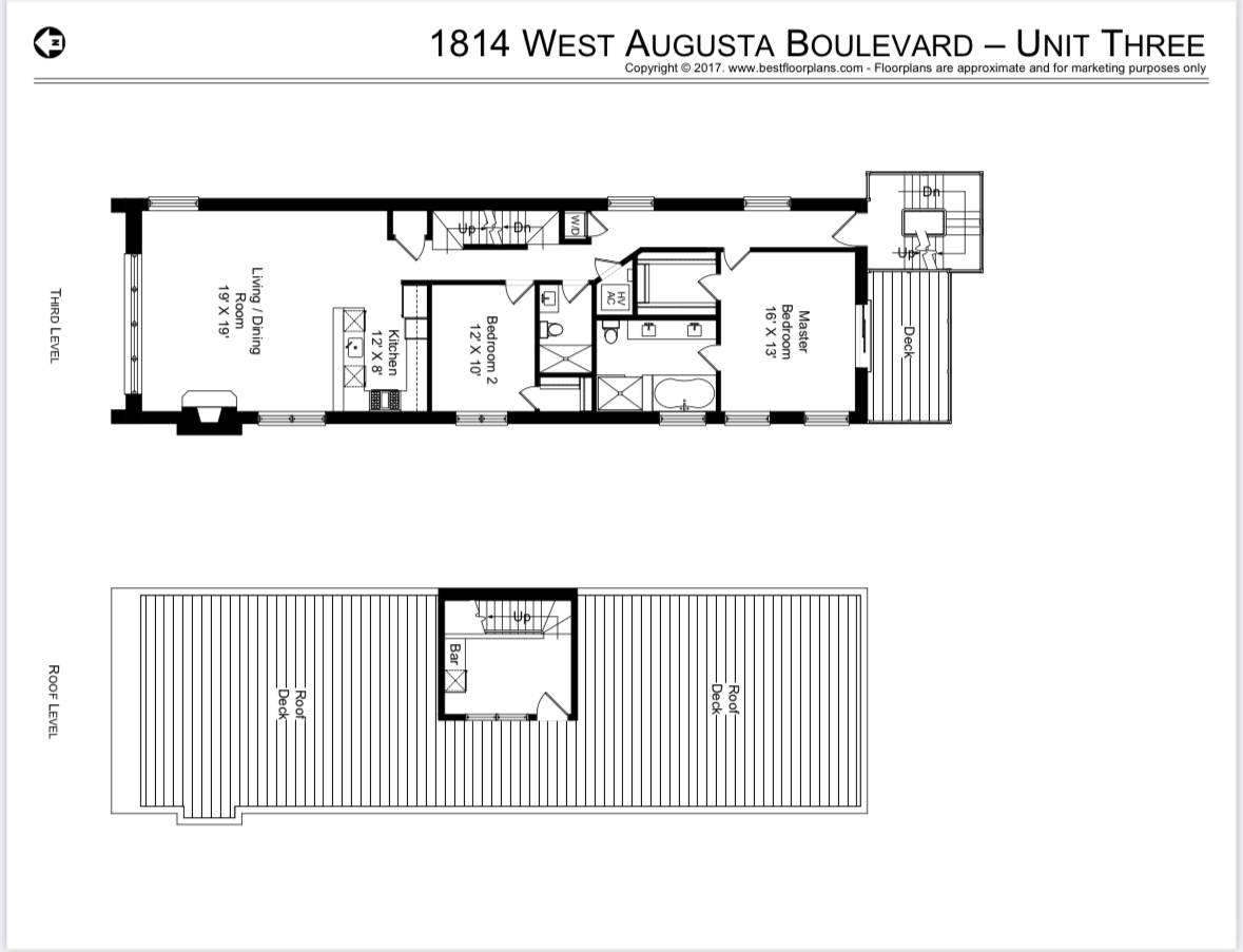 1814 W Augusta Boulevard Unit: 3