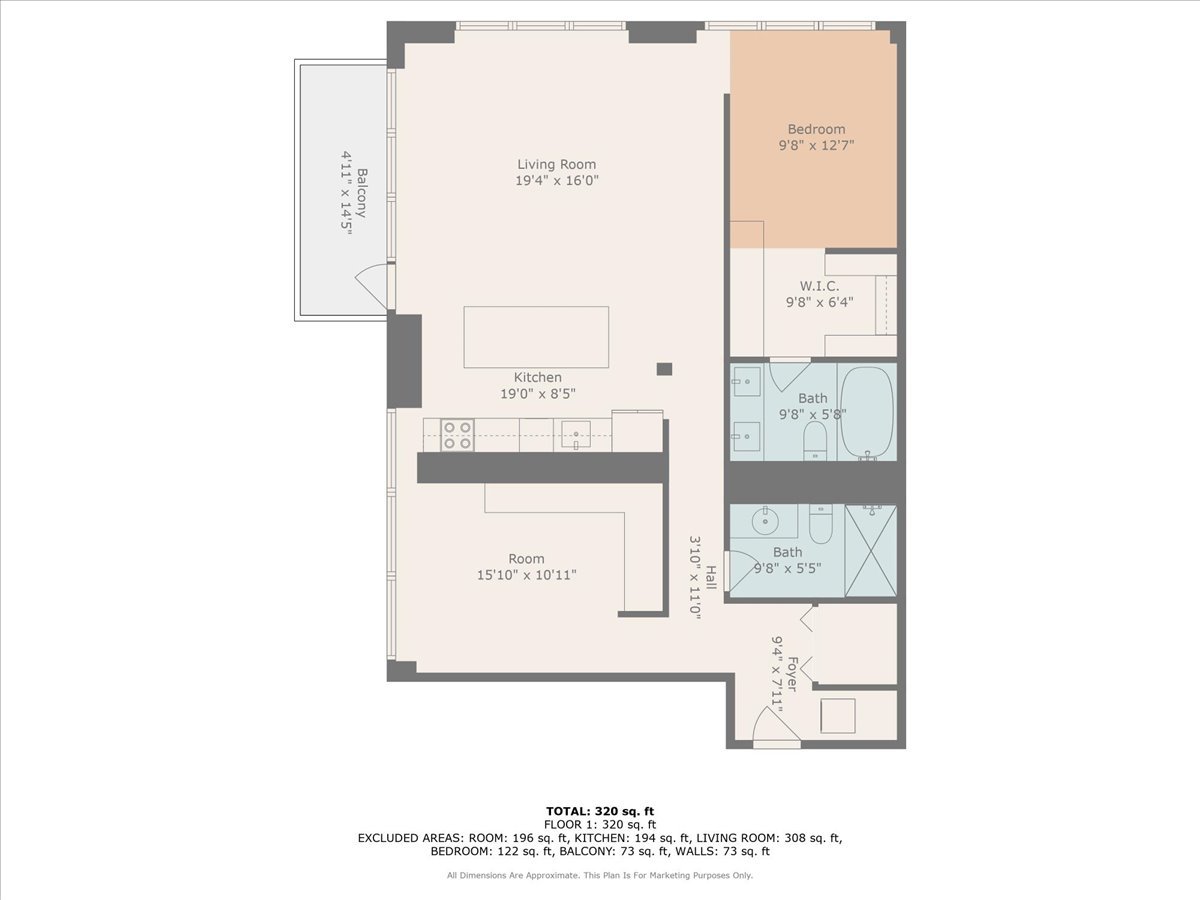 625 W Jackson Boulevard Unit: 404