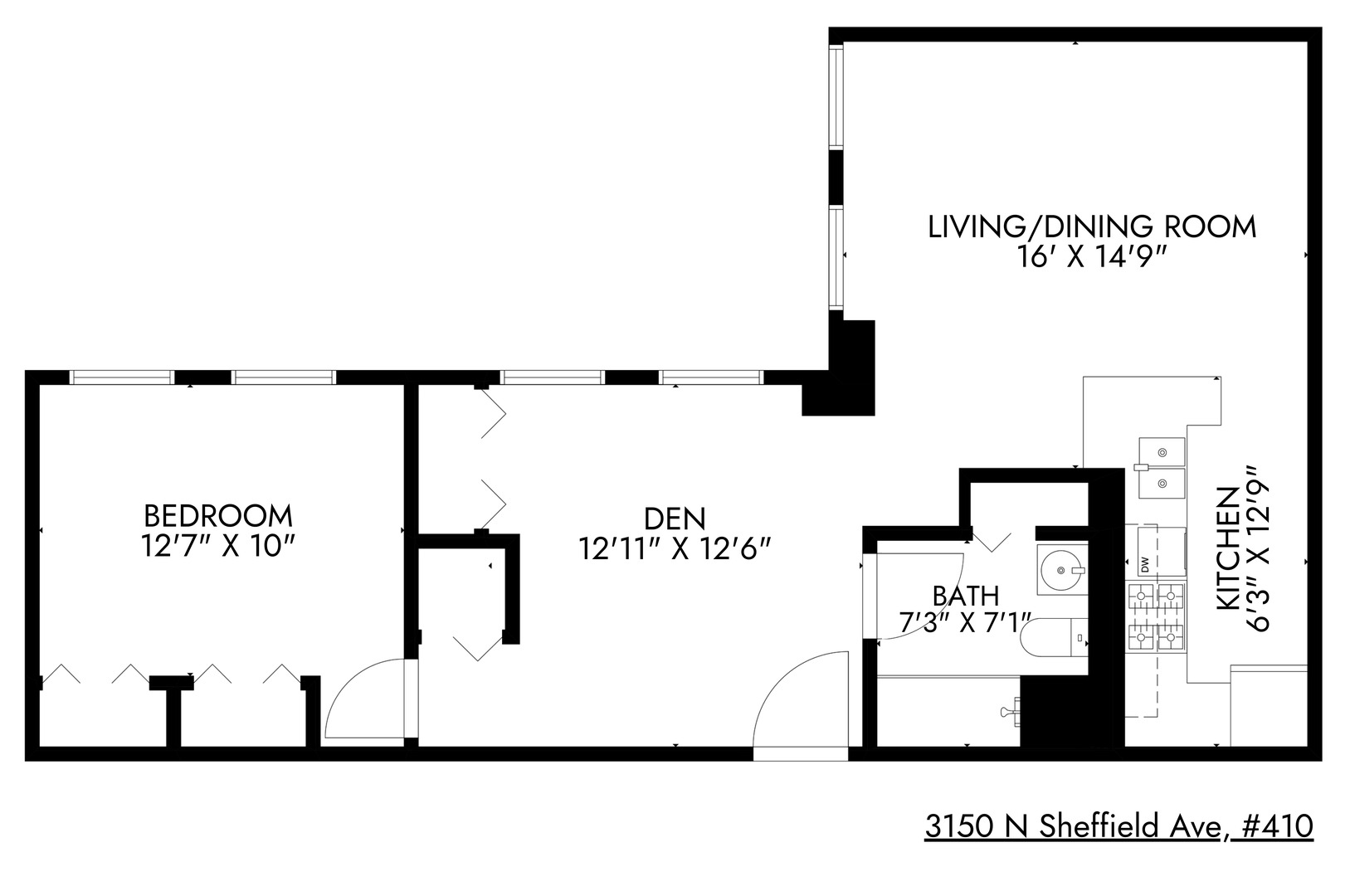 3150 N Sheffield Avenue Unit: 410