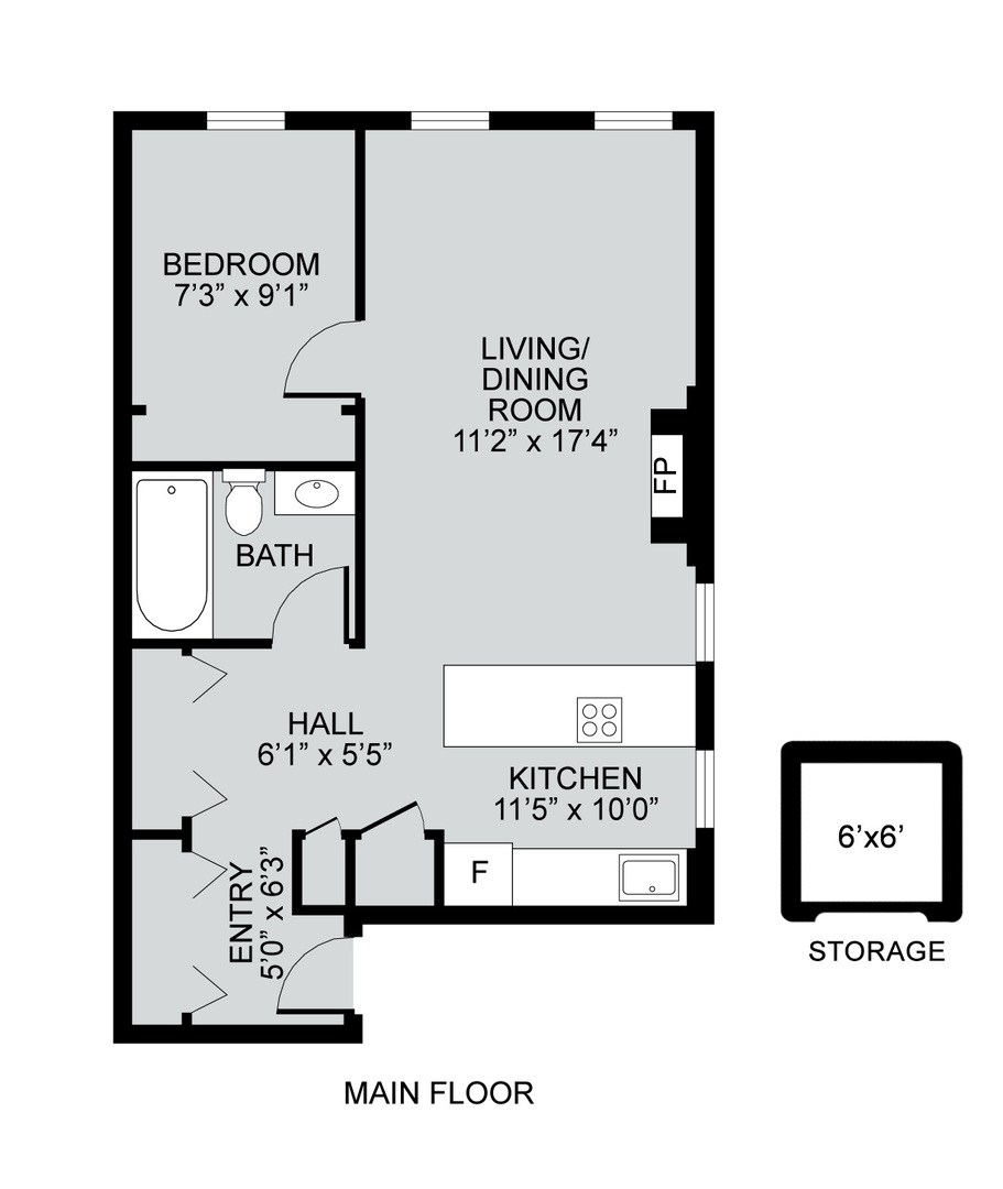 1324 W Huron Street Unit: 4R