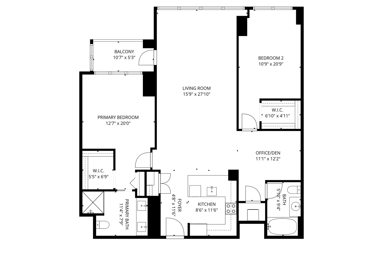 1629 S Prairie Avenue Unit: 2802