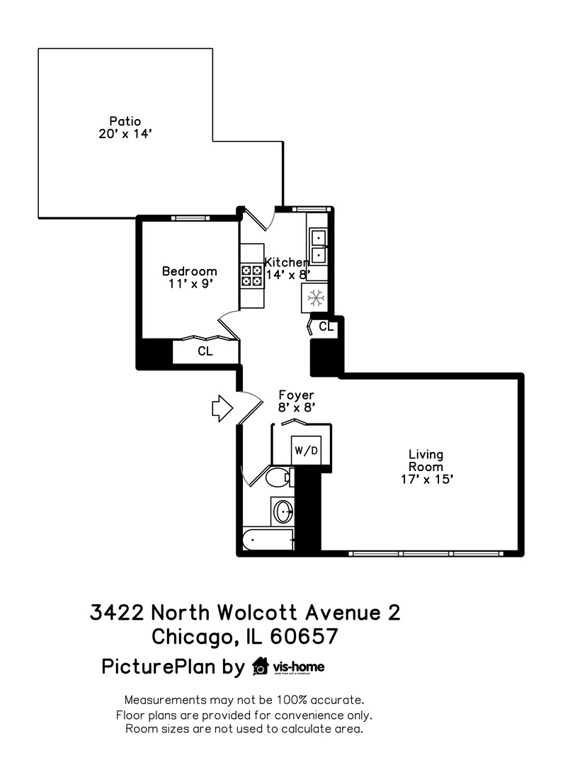 3422 N WOLCOTT Avenue Unit: 2