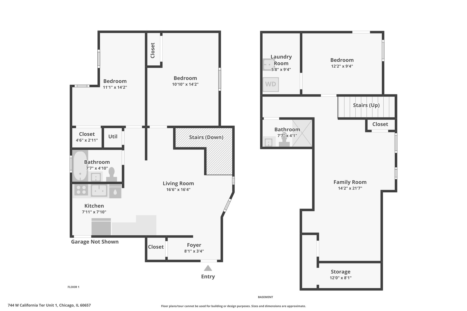 744 W California Terrace Unit: 1