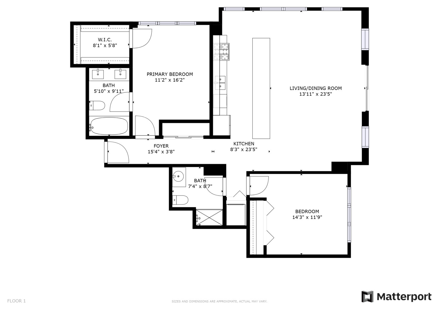 330 N Jefferson Street Unit: 1805