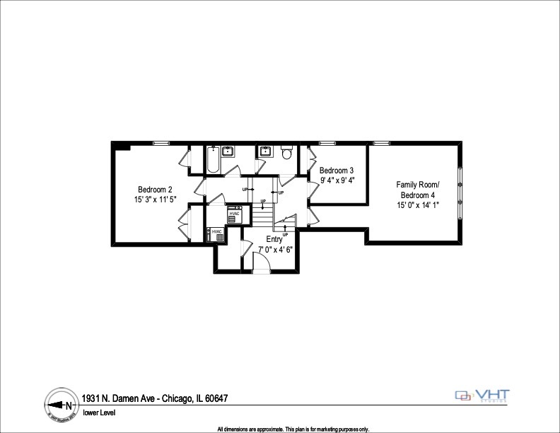 1931 N DAMEN Avenue Unit: 1S