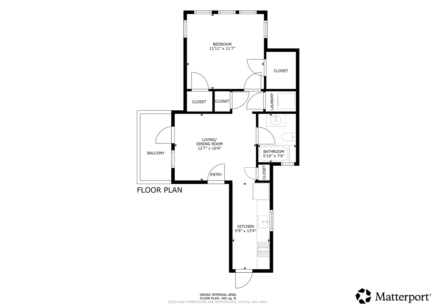 1443 W Victoria Street Unit: 1F