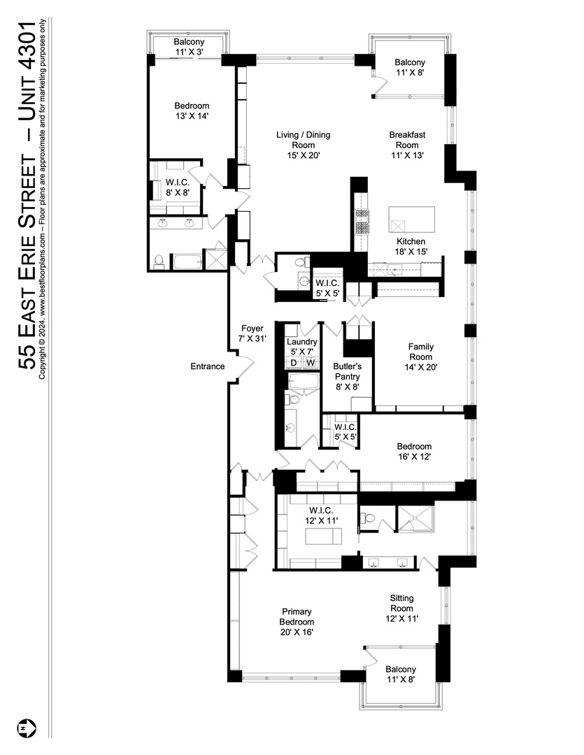 55 E Erie Street Unit: 4301